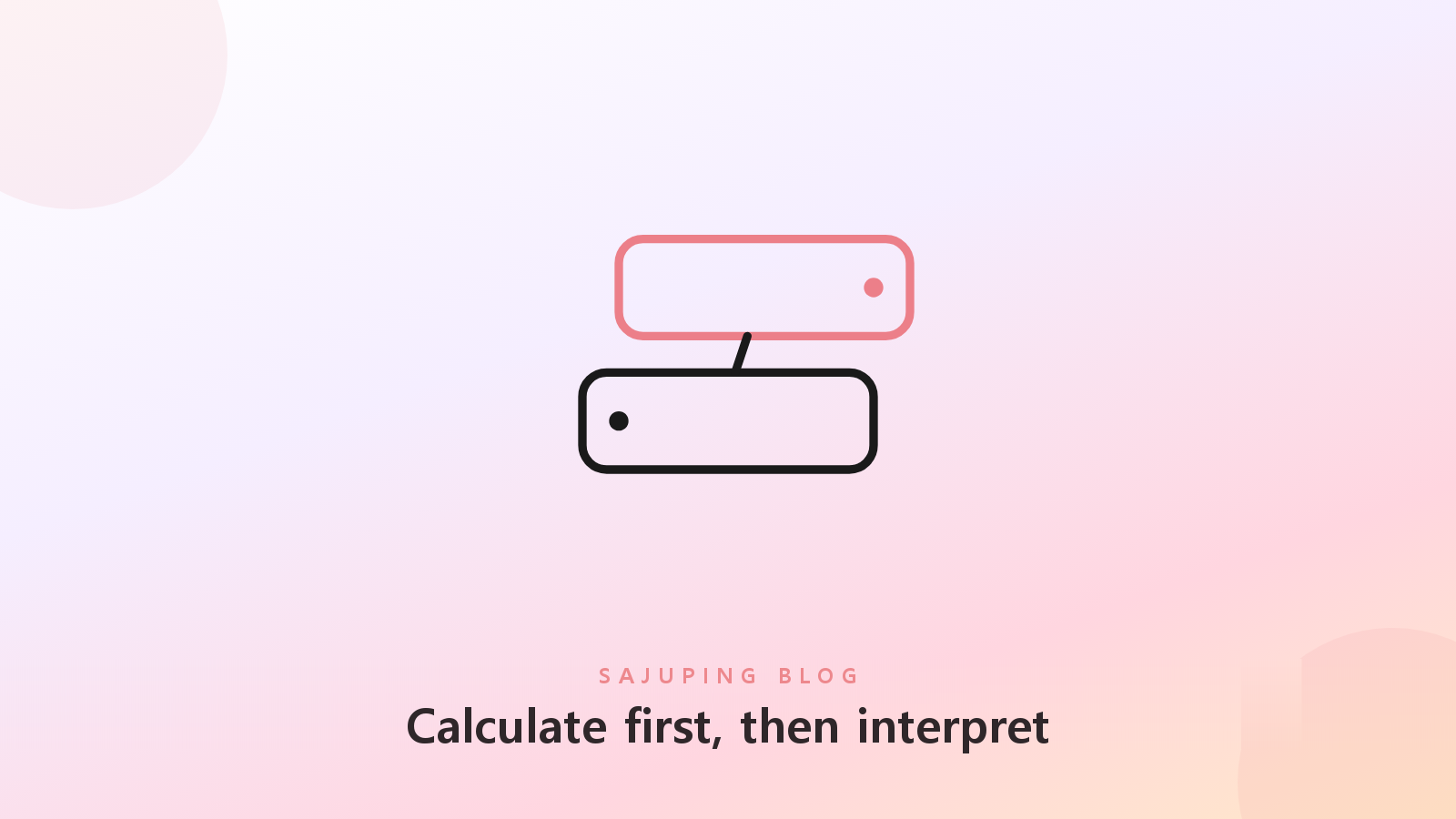 Calculation layer separated from interpretation layer