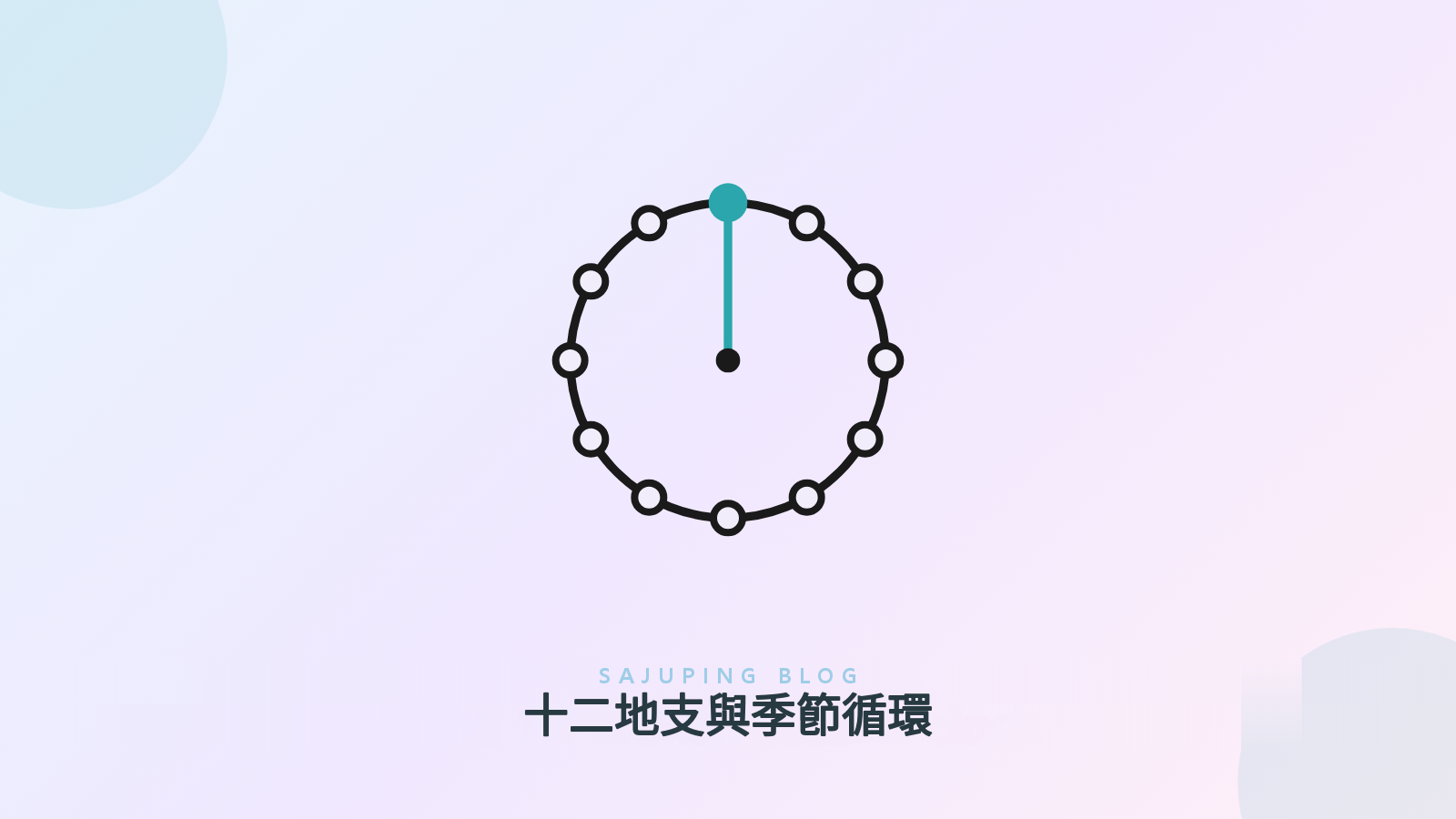 十二地支與季節循環