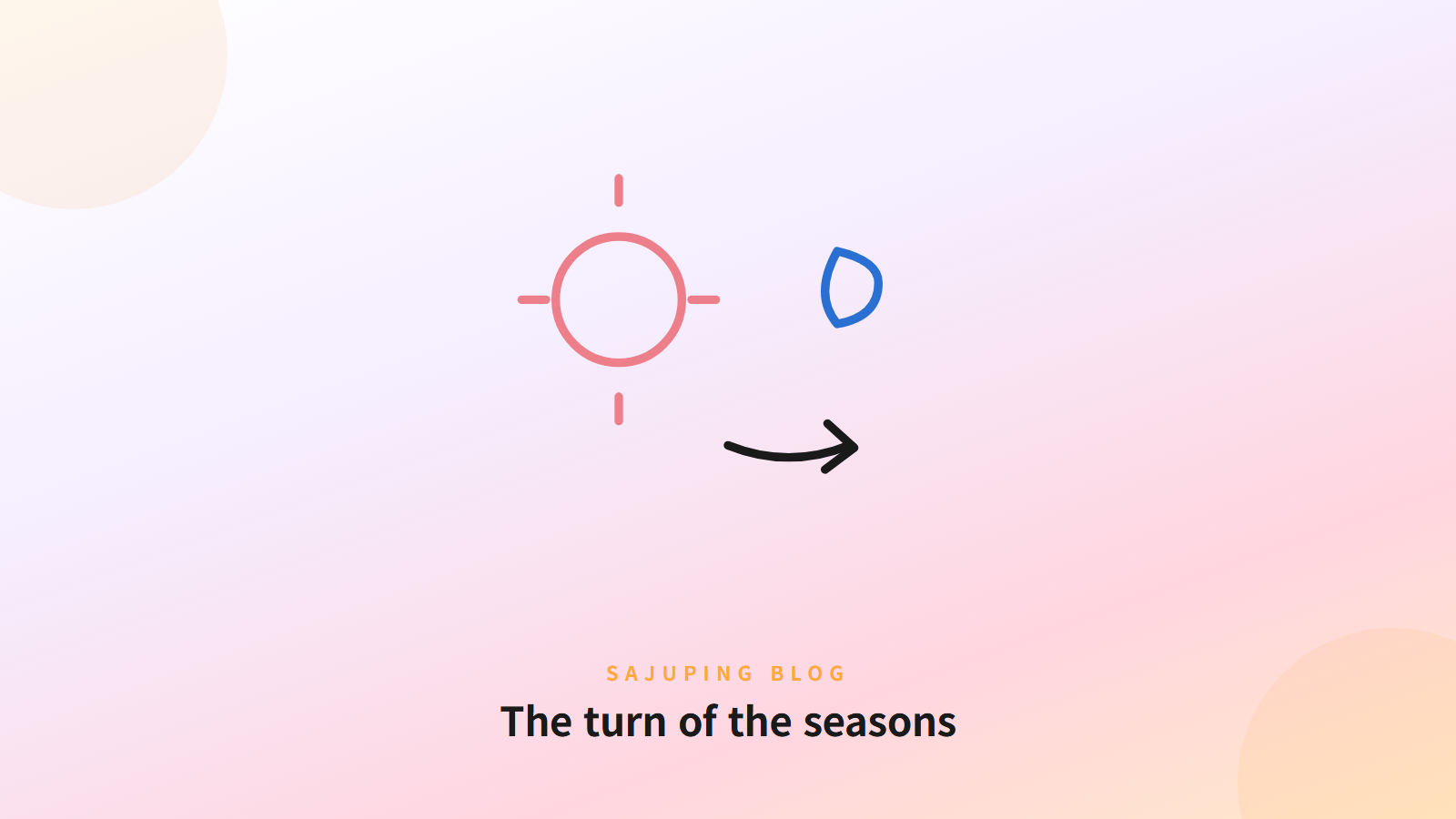 The turn of the seasons