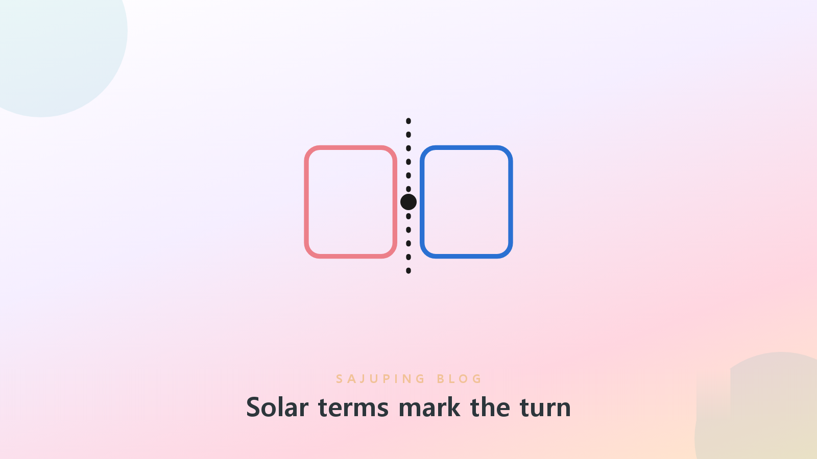 Solar terms, the boundary where years and months change