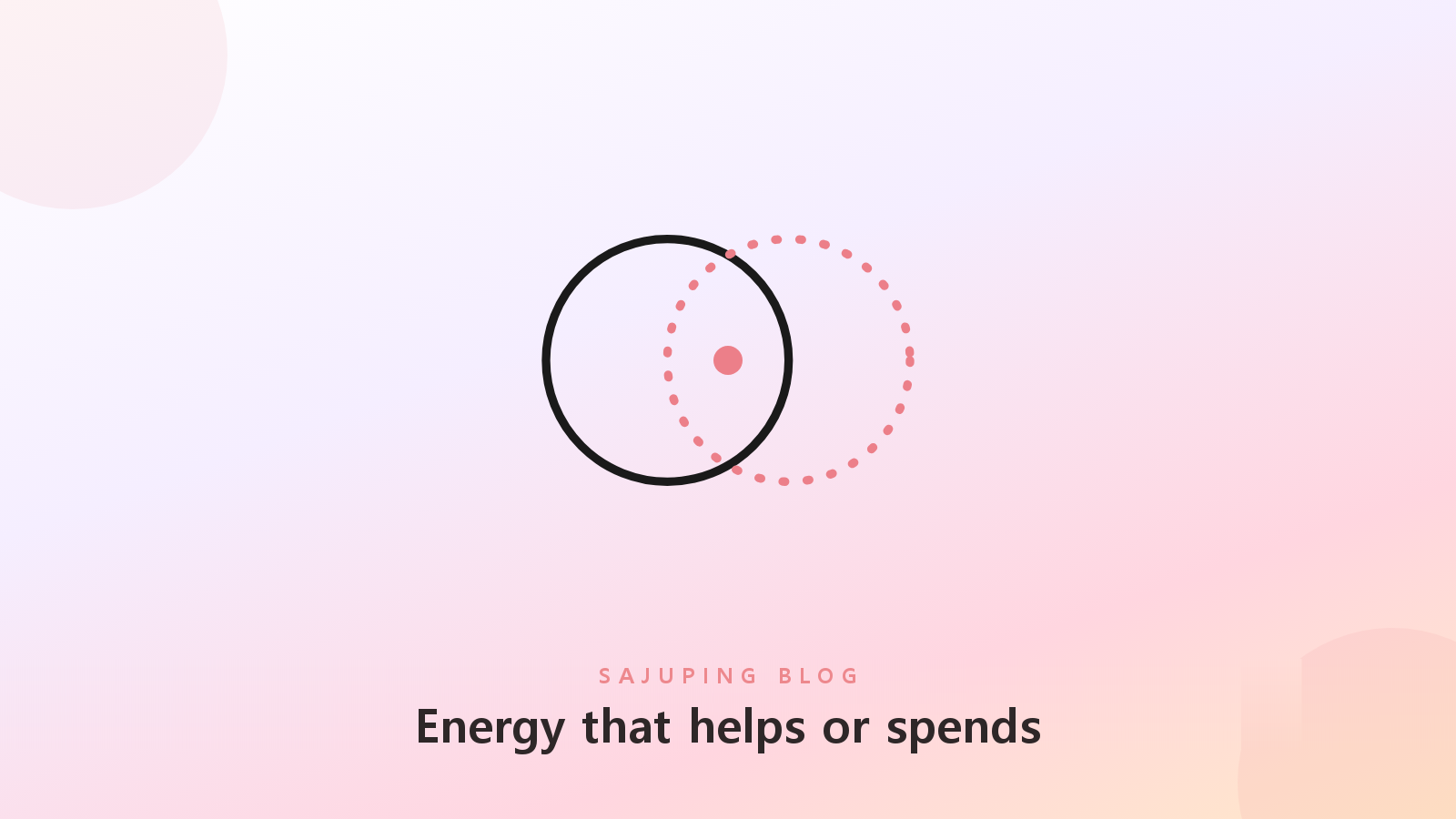 Where supporting and expending energies overlap
