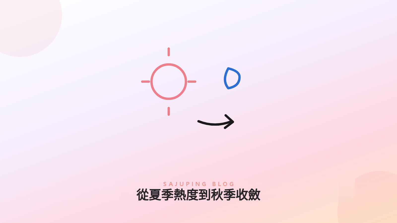 由夏季熱度轉向秋季收斂的意象